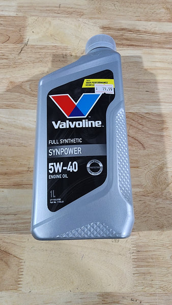 Valvoline SYNPOWER 5w40 - 1 Litre