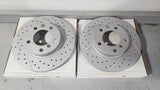 E46 330i ODP Drilled and slottedfront brake rotors 324mm 325mm