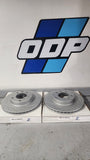 E46 330i ODP Drilled and slottedfront brake rotors 324mm 325mm