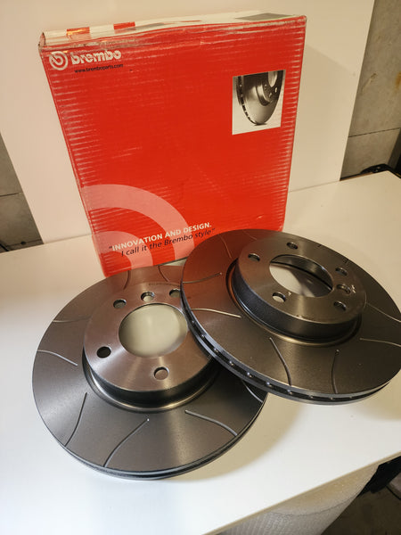 E36 brembo slotted brake rotors 286mm